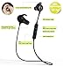 Bluetooth Headphones, QY19 Sweatproof V4.1 Wireless Bluetooth Earbuds Sport Earphones Hands-Free Stereo Headset for Running, Sports & Exercise with Microphone for iPhone 7/7 Plus Samsung LG (Black)