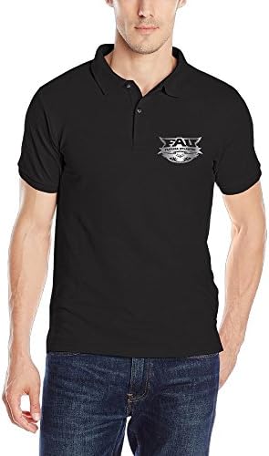 CERMQP Men's Fau Owls Platinum Logo Polo Shirt Black