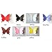 Somotersea 24PCS 3D Butterfly Wall Decal Removable Stickers Decor for Kids Room Decoration Home and Bedroom Mural Black