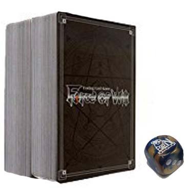 100 Assorted Force of Will TCG Random Card Pack Lot! NO DUPLICATES With Rares! and BigNCollectibles Dice