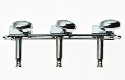 KAISH Chrome 3 per side 3x3 on a Plate Vintage Guitar Tuning Keys Tuners for Les Paul Korea Made
