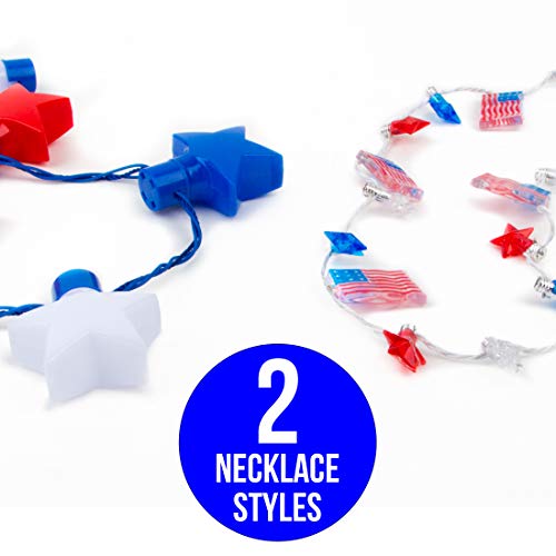 2 America+Party+Favors+Light+Necklaces