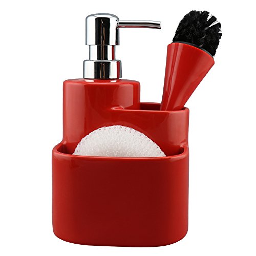 Compare price to red plastic soap dispenser