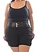 Rouge Collection Plus Size Womens Stretch Nylon Solid Belted Sailor Shorts