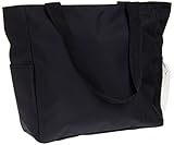 World Traveler Solid Black 18-inch Travel Tote Bag