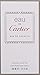 Eau De Cartier By Cartier For Men and Women. Eau De Toilette Spray 3.3 Ounces