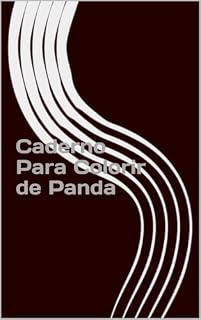 Livro Caderno Para Colorir de Panda