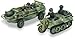 Lindberg 1:72 scale Schwimmwagen Amphibious Jeep and Kettenkrad 1:2 track motorcycle