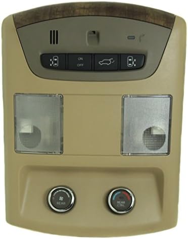 Beige w/Wood Overhead Console 96980-Zm95B fits 2007-09 Nissan Quest