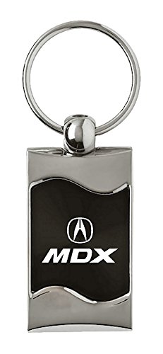 Acura MDX Rectangular Black Car Key Chain Ring Fob