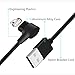 Smart&Cool Gen4 L-Shaped Nylon Braided Magnetic 2 in 1 Charging & Data Sync Cable Compatible with Phones and Tablets with Micro-USB and i-Product Interface (5 feet Black Twin-Pack)