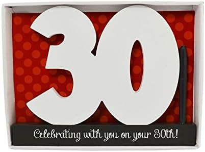 30th Birthday Signature Numbers and Pen by ONLY4U