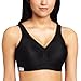 Glamorise Full Figure Plus Size MagicLift Seamless Sports Bra Wirefree #1006 Black