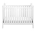 Storkcraft Rosehill Upholstered 3-in-1 Convertible Crib, White/Sand, Easily Converts to Toddler Bed or Day Bed Three Position Adjustable Height Mattress (Mattress Not Included)