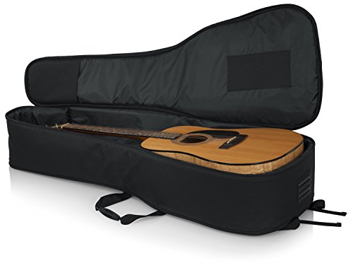 image for Gator Cases 4G Series Double Gig Bag for Acoustic and Electric Guitar 