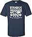 Go All Out X-Large Navy Blue Adult Terminus BBQ Funny Zombie Apocalypse T-Shirt