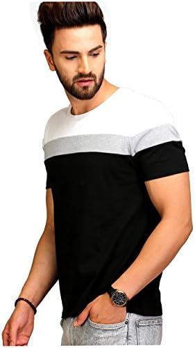 AELO Men's Cotton T-Shirt (Aelotshirt1021-P)