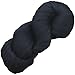 Living Dreams Air Merino Super Bulky Chunky Wool Yarn. Thick Pencil Roving Yarn for Needle Knitting and Crochet. Made in USA, Black