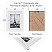 upsimples 8x10 Picture Frame Set of 10,Display Pictures 5x7 with Mat or 8x10 Without Mat,Multi Photo Frames Collage for Wall or Tabletop Display,White