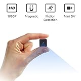 Mini Spy Camera, ZZCP 1080P Portable Small HD Covert Nanny Cam with Night Vision and Motion Detection,Indoor/Outdoor Wireless Security Camera,Perfect Hidden Camera for Home and Office