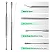 8 Pcs Ear Pick, MUIIGOOD Earwax Removal Kit Ear Cleansing Tool Set, Ear Curette Stainless Steel Ear Hygiene Care Sets with a Cleaning Brush & Storage Box