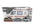 Liberty Imports Bump and Go Action Ambulance with Siren and Flashing Lights, Toy Emergency Vehicle For Kids & Toddlers