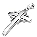 Jstyle Jewelry Stainless Steel Pendant Male Cross Necklace for Men 24 Inch 6.5mm Curb Chain