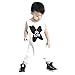 FEITONG Newborn Infant Kids Baby Boy Girl Romper Jumpsuit (Age:12-18M)