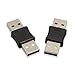 ELECTOP 2 Pack USB 3.0 Male to USB Male Gender Changer Adapter Coupler Converter