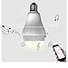 LED Light Bulb with Bluetooth Speaker- Aelite Smart Color Changing APP Remote Control Night Light Bulbs 6W