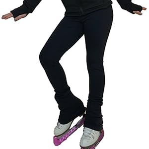 Victoria’s Challenge Black ice Skating Leggings Skate Pants Polartec | Thermal | Compression VCSP17
