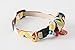 Necoichi Daruma Charm Bow Tie Cat Collar (Red)