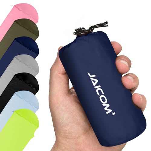 JAICOM Sleeping Bag – Ultra-Light and Soft 100% Nylon Travel Sleeping Bag 150 g Meat Bag Ultra-Compact Packaging Ideal for Hiking, Camping and Hostel Stays