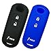Qty(2) Alegender 3Btn Smart Key Fob Remote Covers Case Holder Jacket for Mazda 3 CX3 CX5 CX7 CX9 SPEED3