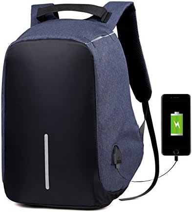 Amarte Water Resistant Laptop Backpack Lightweight Function Travel Daypack with USB, Dark Gray
