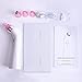 Blackhead Remover Pore Vacuum Machine Rechargeable Professional Portable Comedo Suction with LED Screen Removal Extractor Tool for Facial Skin Treatment (White)
