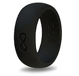 Silicone Wedding Ring | The Infinity Ring | 7 Colors | Premium Mens Silicone Ring | Sizes 8-16