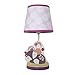 Bedtime Originals Lavender Woods Lamp with Shade and Bulb