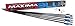Carbon Express Maxima BLU RZ Fletched Carbon Arrows with RED Zone Technology and Blazer Vanes, 150 Spine, 6-Pack