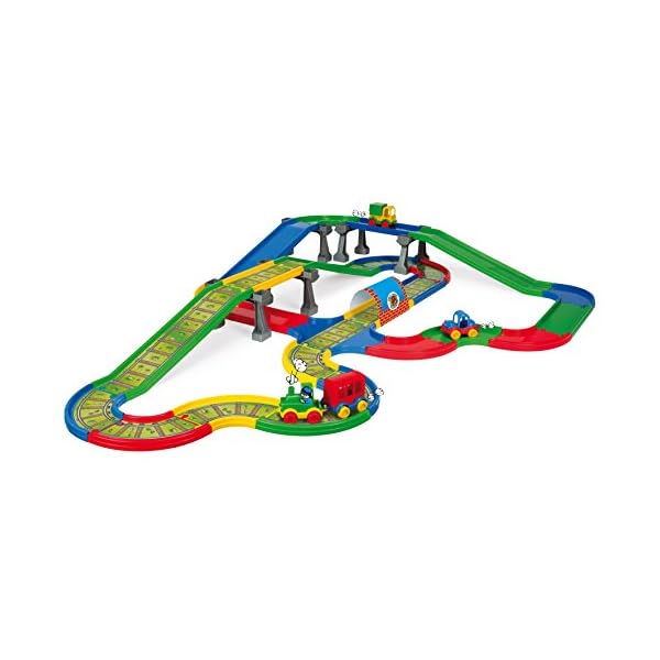 Wader 51791 - Kid Cars - City 6,3 m Spielstraße und Fahrzeugen