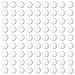 Enenes Glass Cabochon, 12mm for Jewelry Making 100 PCS Round Dome Cabochons with Flat Backs Glass Dome Tiles Clear Cameo for Pendants and Crafts (12MM 100PCS)