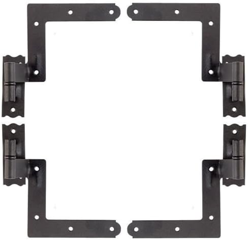 York Shutter Hinges Exterior Brick Mount Set of 4 by Tamsun