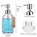 Decor Homeicon Soap Dispenser - 2 Pack, Kitchen Dish Soap Dispenser, Bathroom Liquid Soap Dispenser, with Rustproof Stainless Steel Pump, 16 Oz/with Silicone Funnel