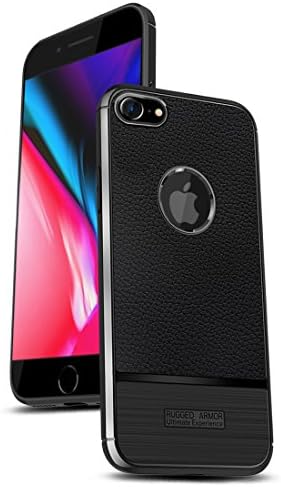 Protecover iPhone 8 Case, iPhone 7 Case, Slim Leather Texture Dual Material Hybrid Protection Drop Protection for iPhone 8 iPhone 7 Cover Brushed Texture