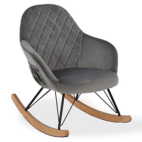 upholstered nursery glider