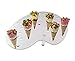 Source One 35 Slot Palette Display Stand for Mini Cones Multi Colored Acrylic - Food Grade (4 Pack, Clear)