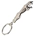 Olivery Keychain, Jaguar Leaper Chrome Color, 3D Metal Stainless Steel Key Chain Fob for Men and Women