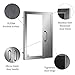 CO-Z Outdoor Kitchen Doors, 304 Stainless Steel Single BBQ Access Door for Outdoor Summer Kitchen Island, Grilling Station, Outside Cabinet, Barbeque Grill, Built-in SS BBQ Island Door (14W x 20H)