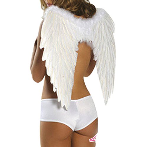 Women's Halloween Large Wings (White)