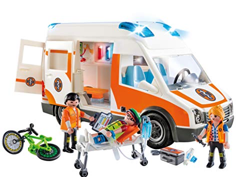 PLAYMOBIL City Life 70049 Rettungswagen mit Licht und Sound, Ab 4 Jahren – Bild 7